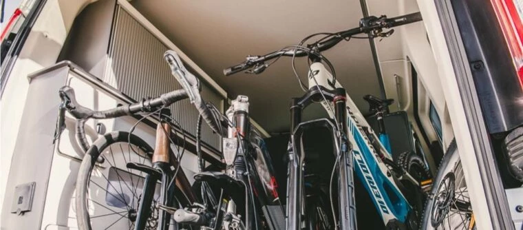 porte-vélo intérieur van